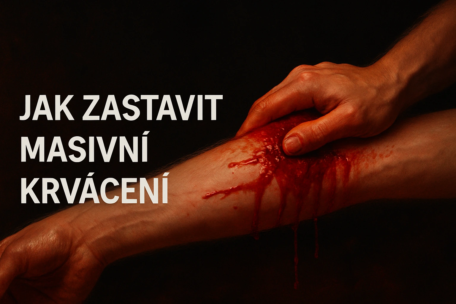Jak zastavit masivní krvácení.
