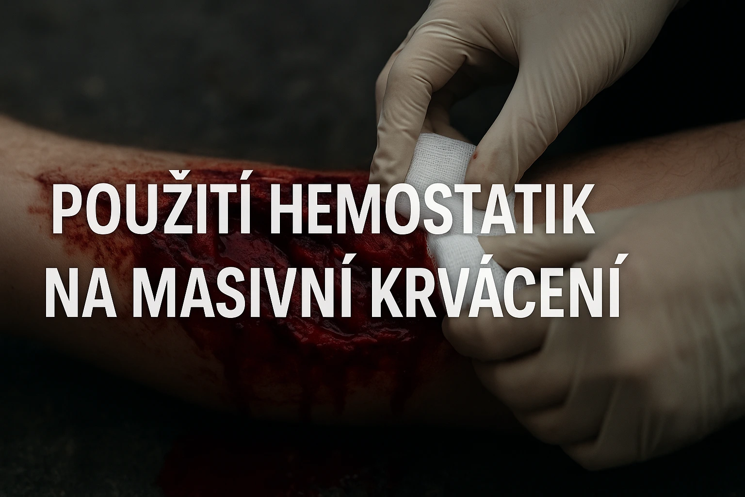 Použití hemostatických materiálů.