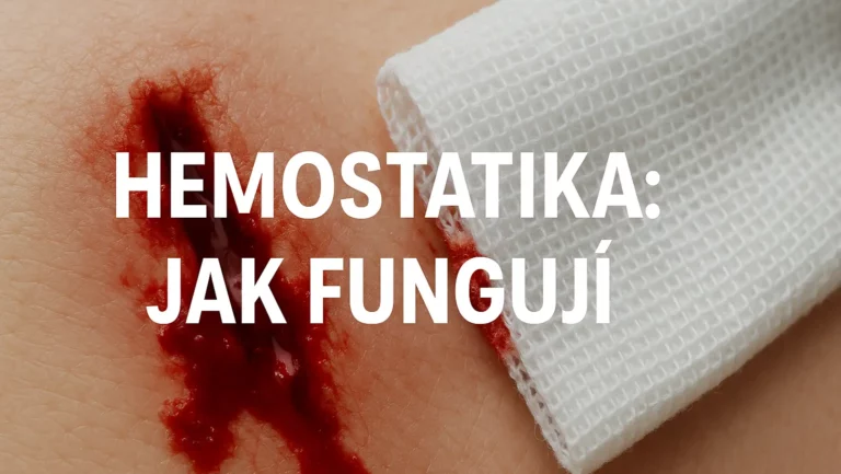 Porovnání hemostatických materiálů
