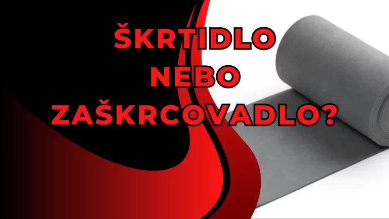 Škrtidlo nebo zaškrcovadlo?