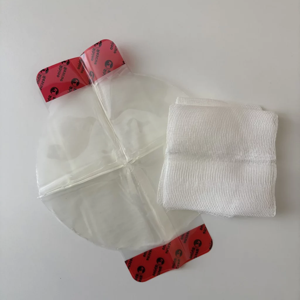 Obsah balení hrudní chlopně Rhino Rescue